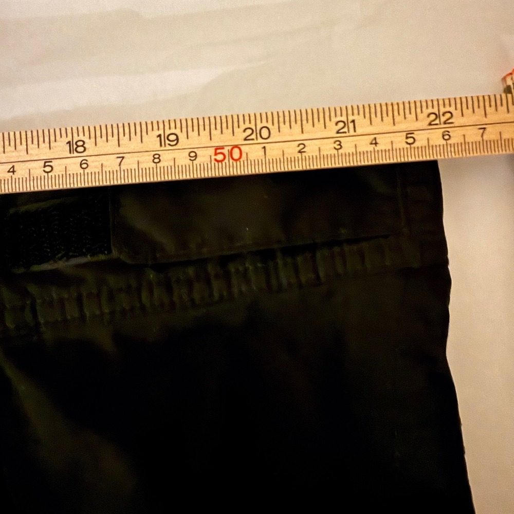 Lands End Mens XL/T Snow Rain Pants Black Nylon 40-42 Waist Outdoor Winter - Picture 8 of 9